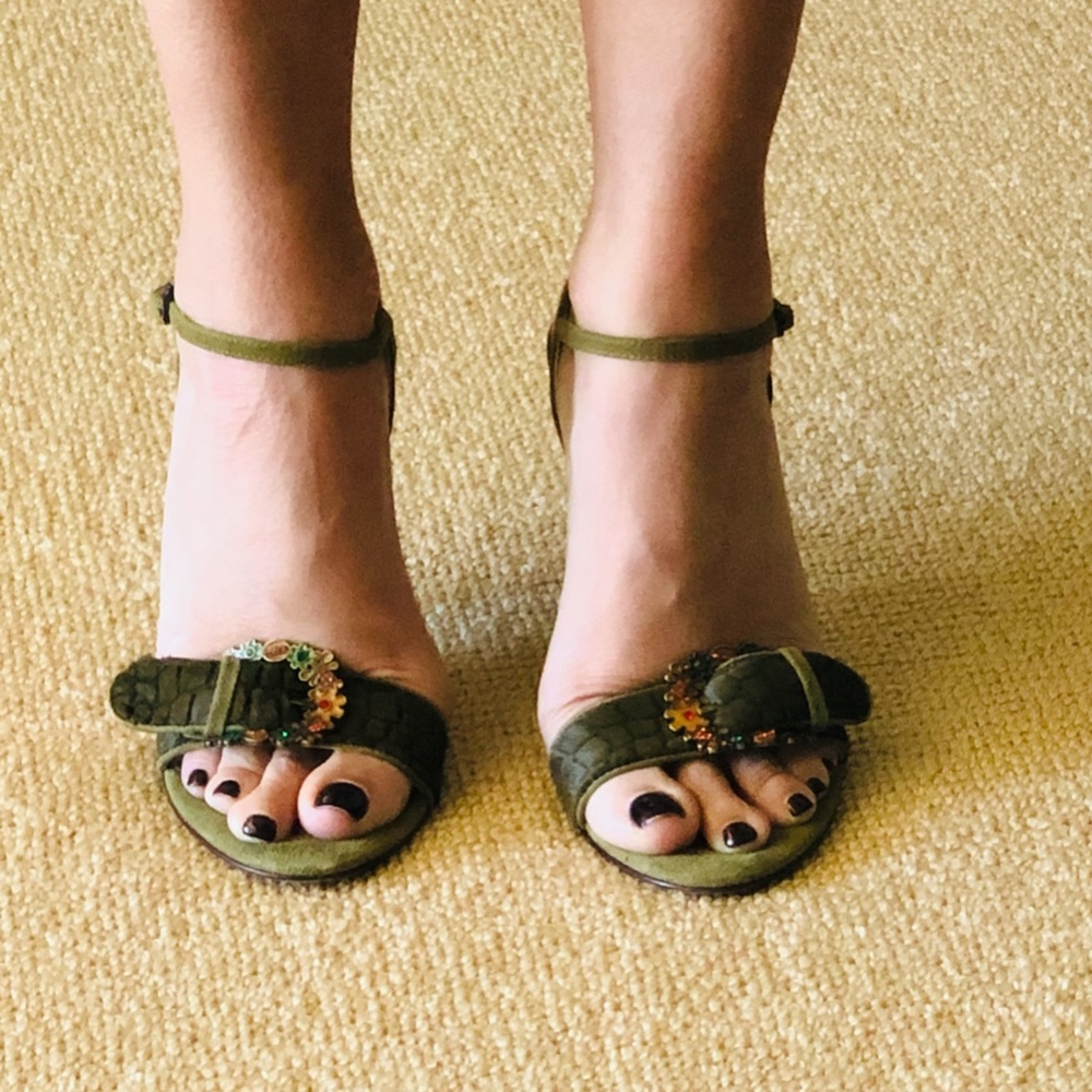 Leather Suede exclusive Imagine Vince Camuto Green